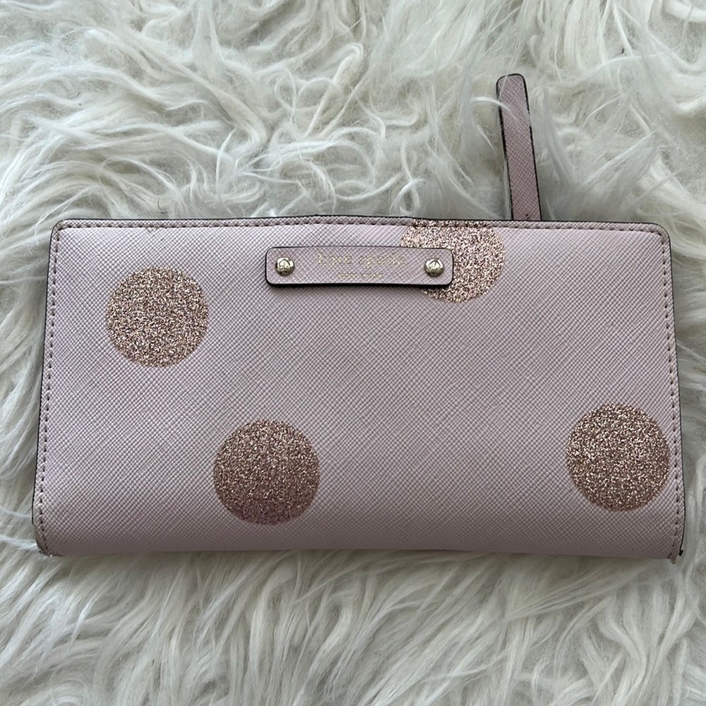SOLD- Kate Spade light pink wallet